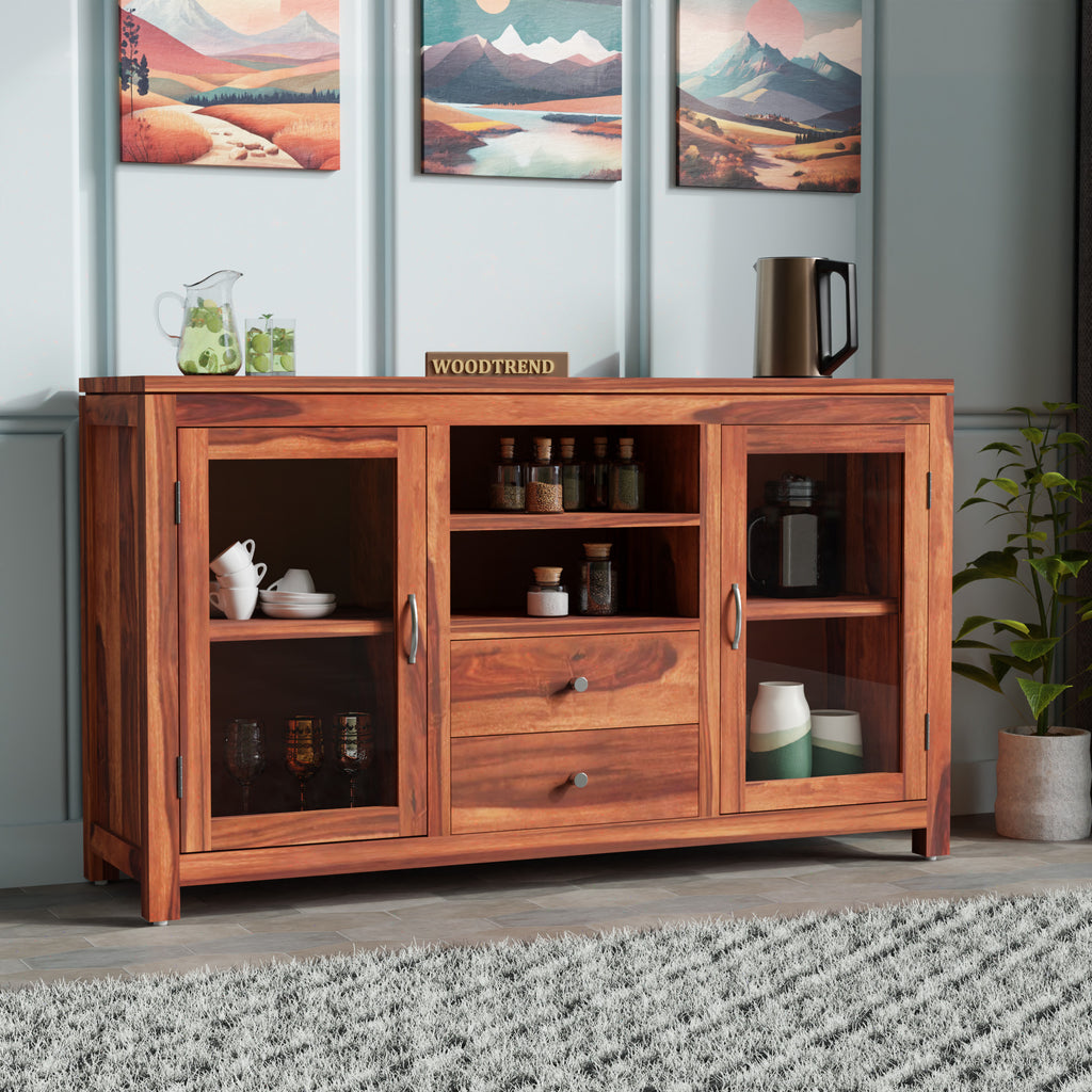 Woodtrend sideboard cabinet Glass Door