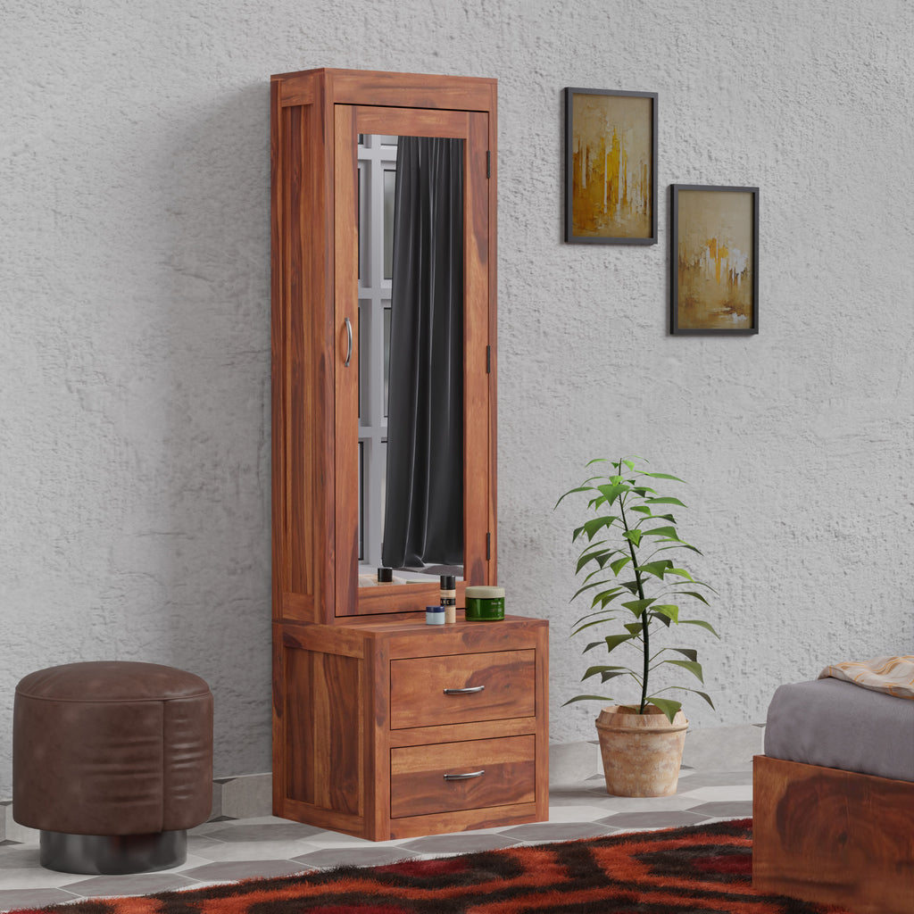 Woodtrend Dressing Table 2 Drawer And 1 Door Storage Living Room