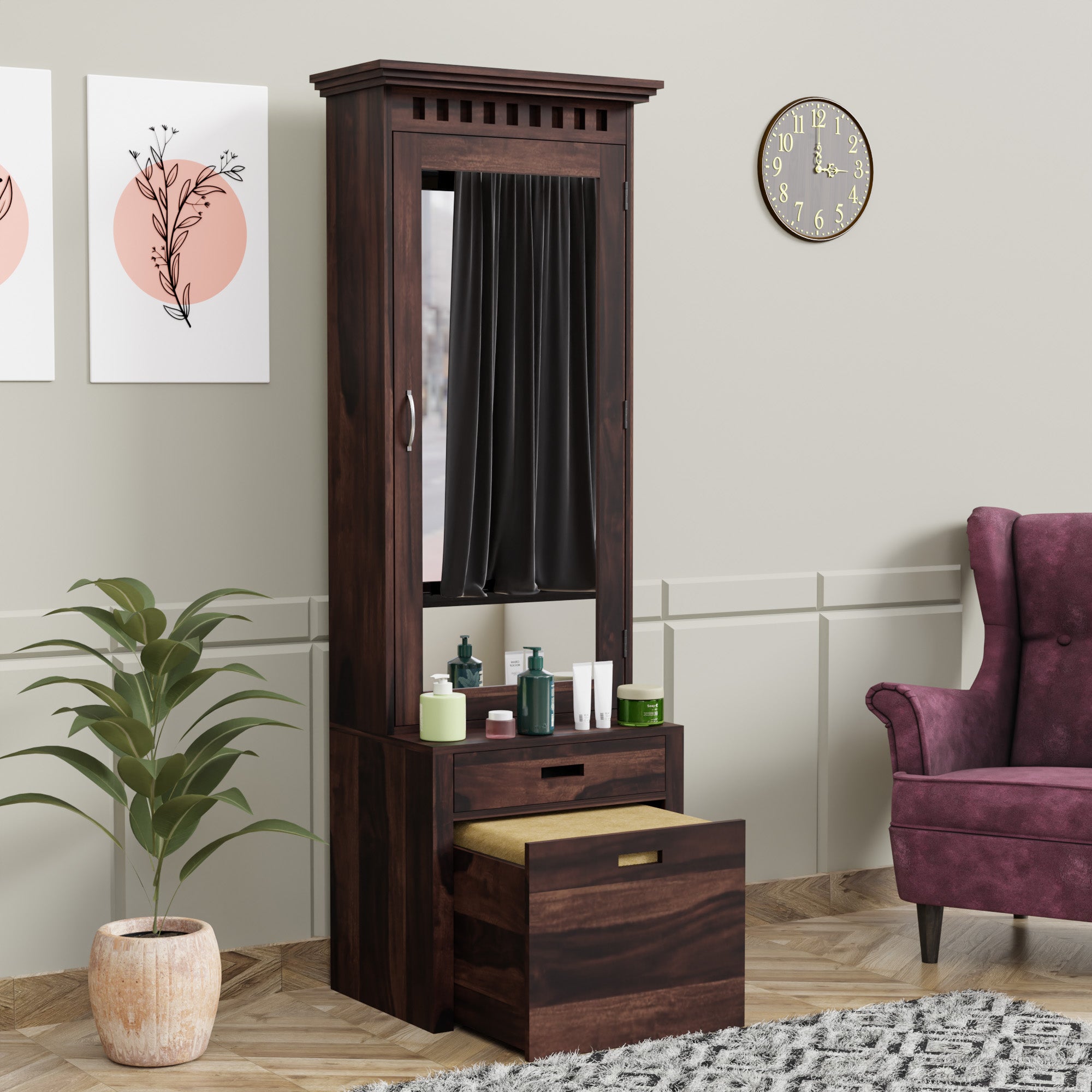 Woodtrend Dressing Table and Stool