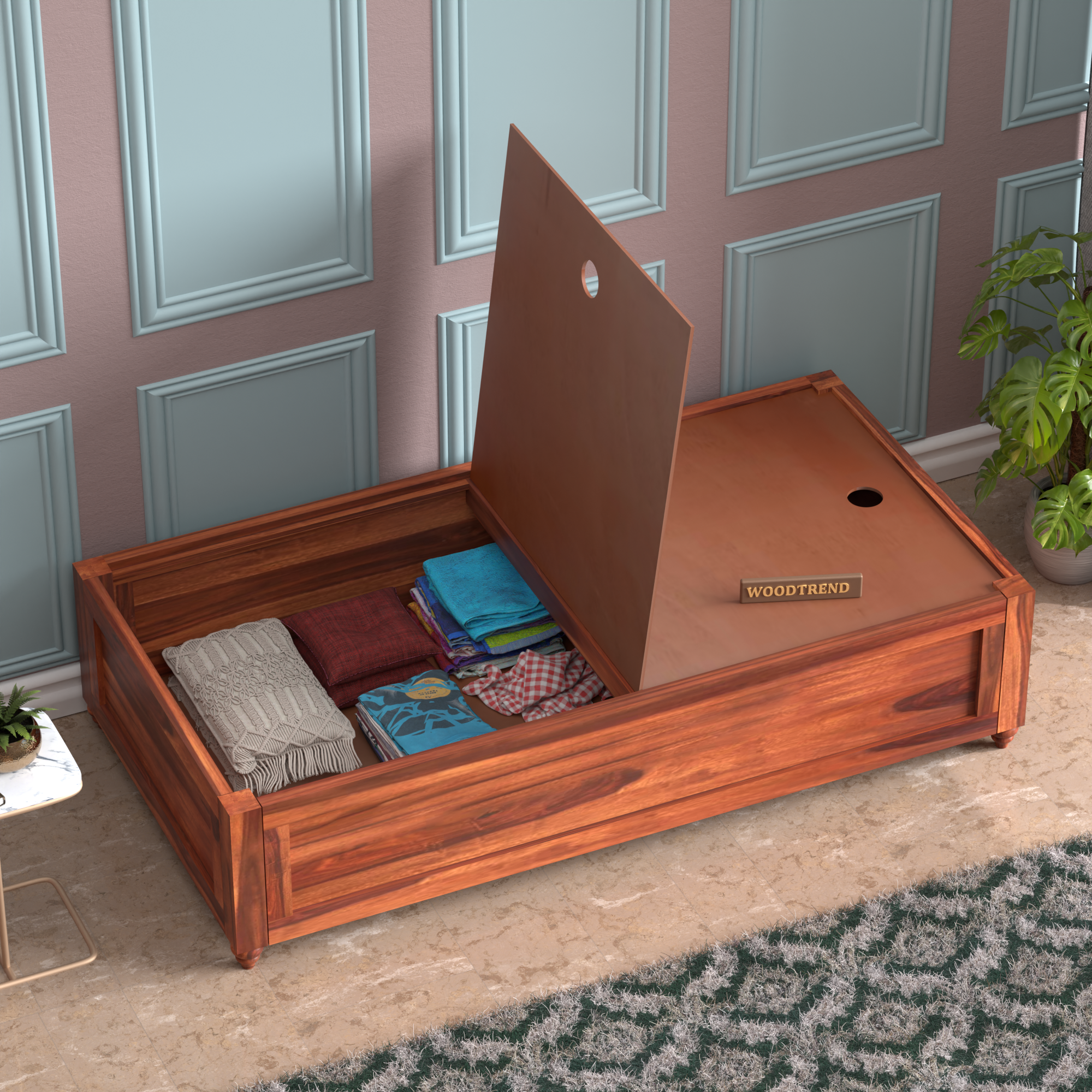 WOODTREND Diwan Bed with Storage