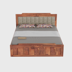 Woodtrend sheesham wood Queen size bed with storage
