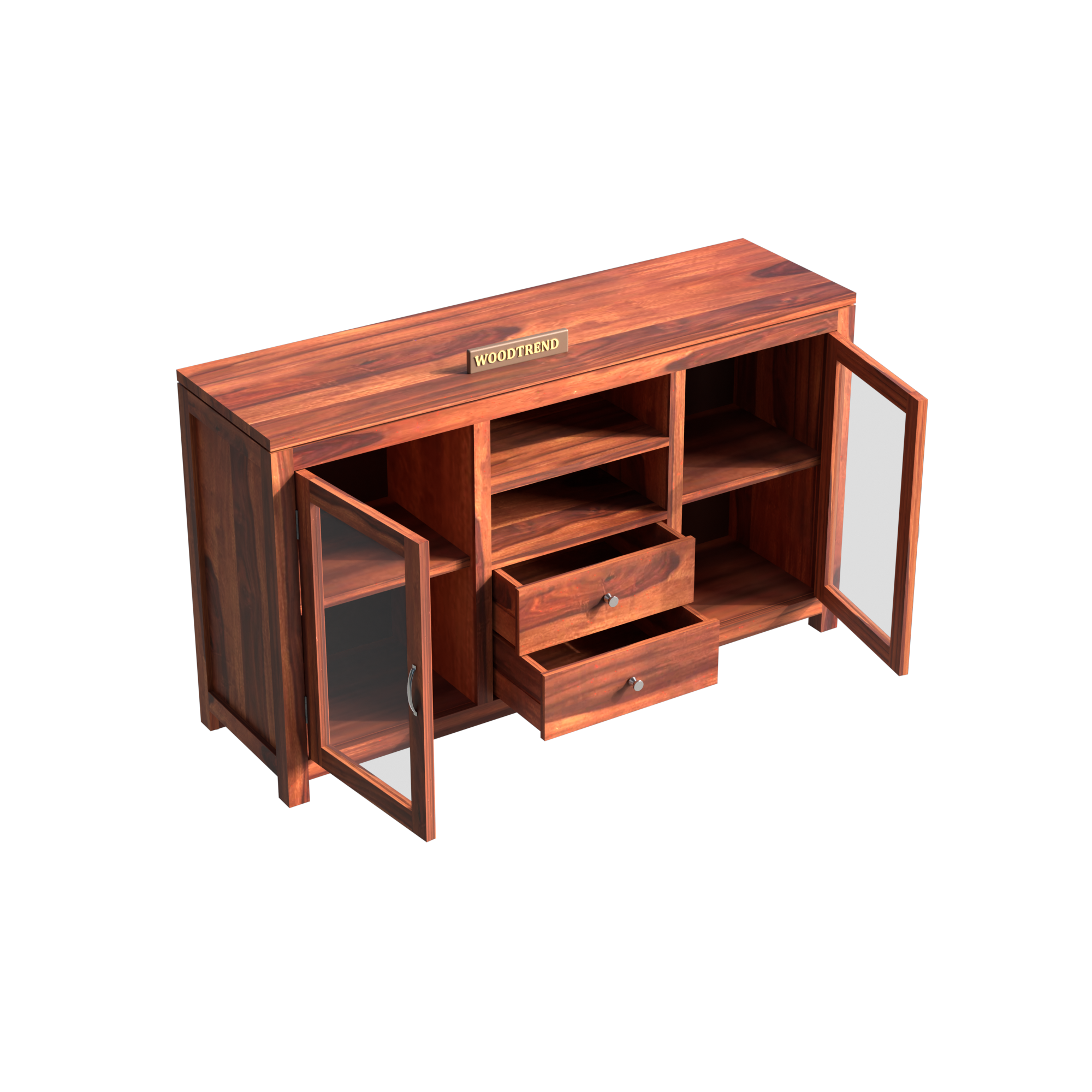 Woodtrend sideboard cabinet Glass Door