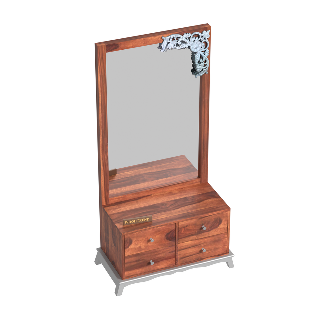 Woodtrend Sheesham Wood Dressing Table with four drawers