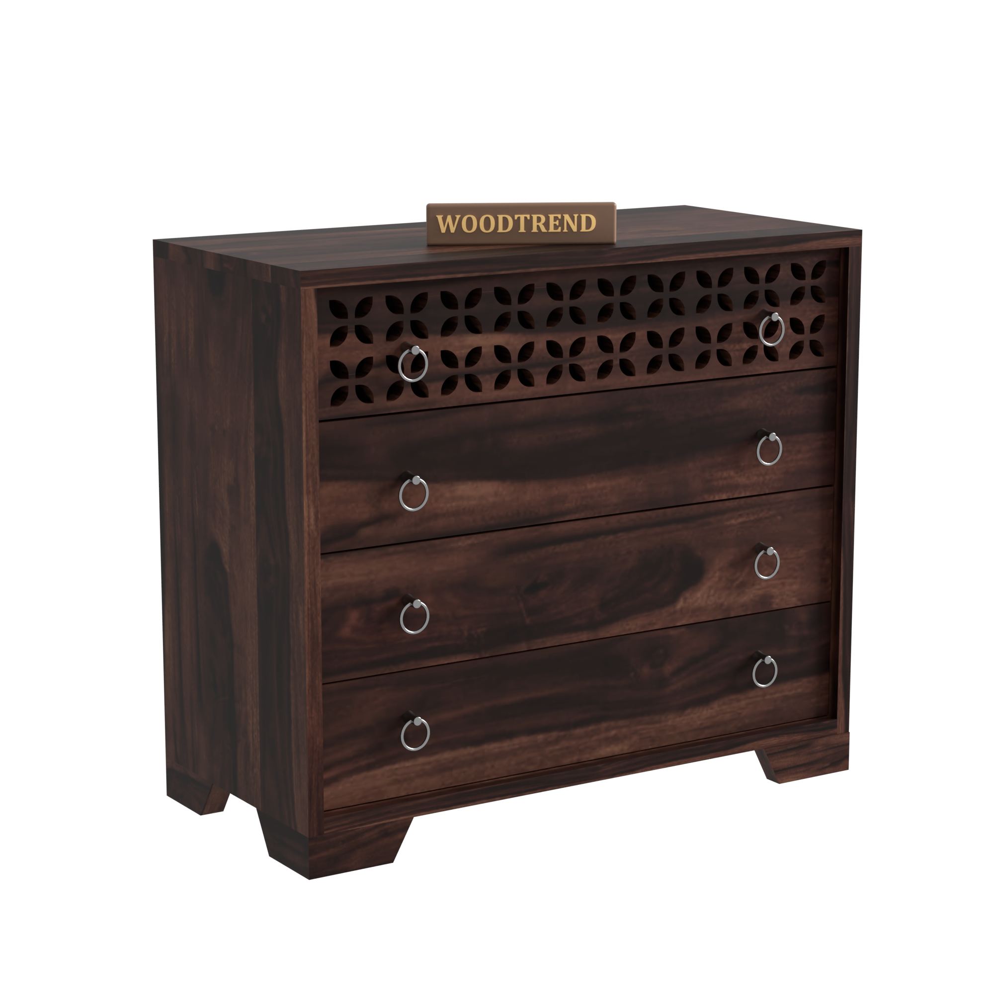 WOODTREND Solid Sheesham Storage Drawers