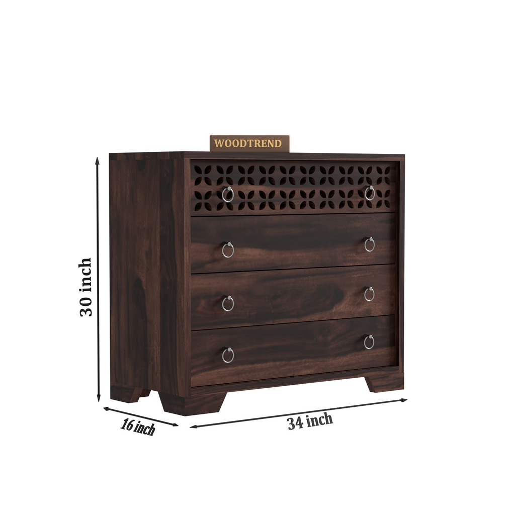 WOODTREND Solid Sheesham Storage Drawers