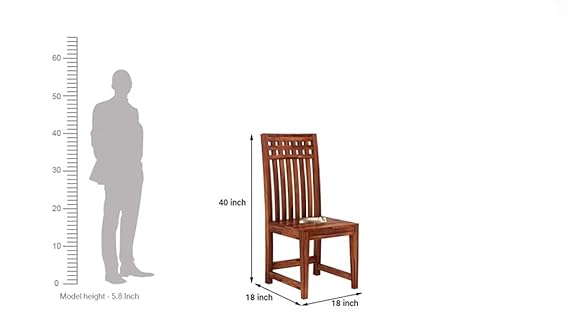 Woodtrend Solid Wood Dining Chair Set of 2