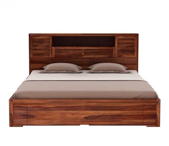 WOODTREND King Size Bed with 4-Drawer
