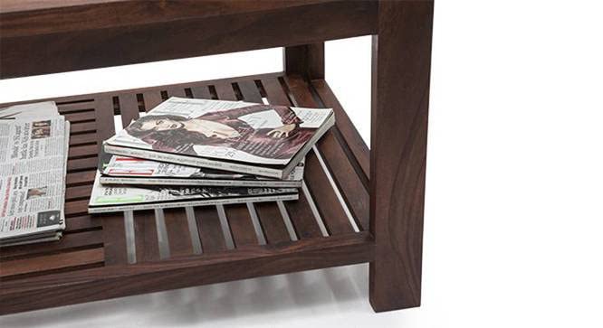 Woodtrend Rectangle Wooden Coffee Table for Living Room