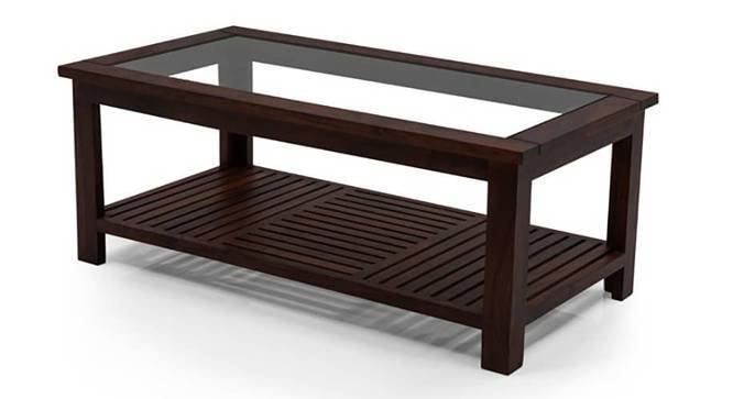 Woodtrend Rectangle Wooden Coffee Table for Living Room