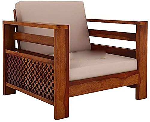 Woodtrend 5 Seater Sofa Set | Honey Finish