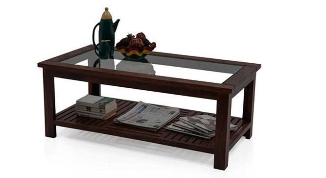 Woodtrend Rectangle Wooden Coffee Table for Living Room