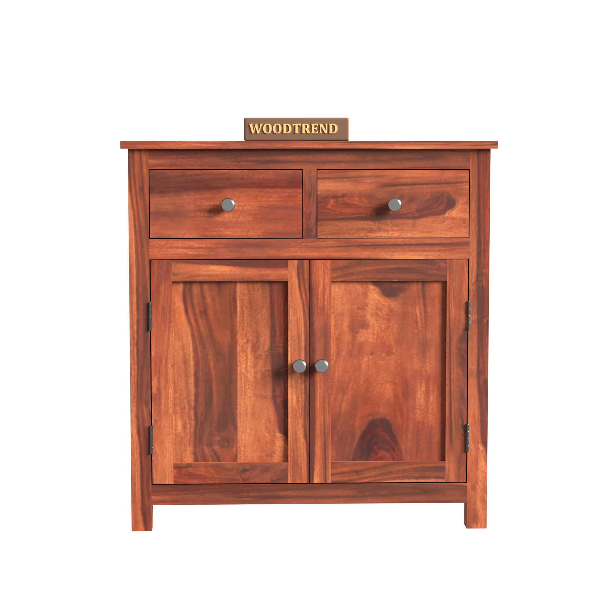 Woodtrend Chests of Drawers with Natural and Walnut Finish