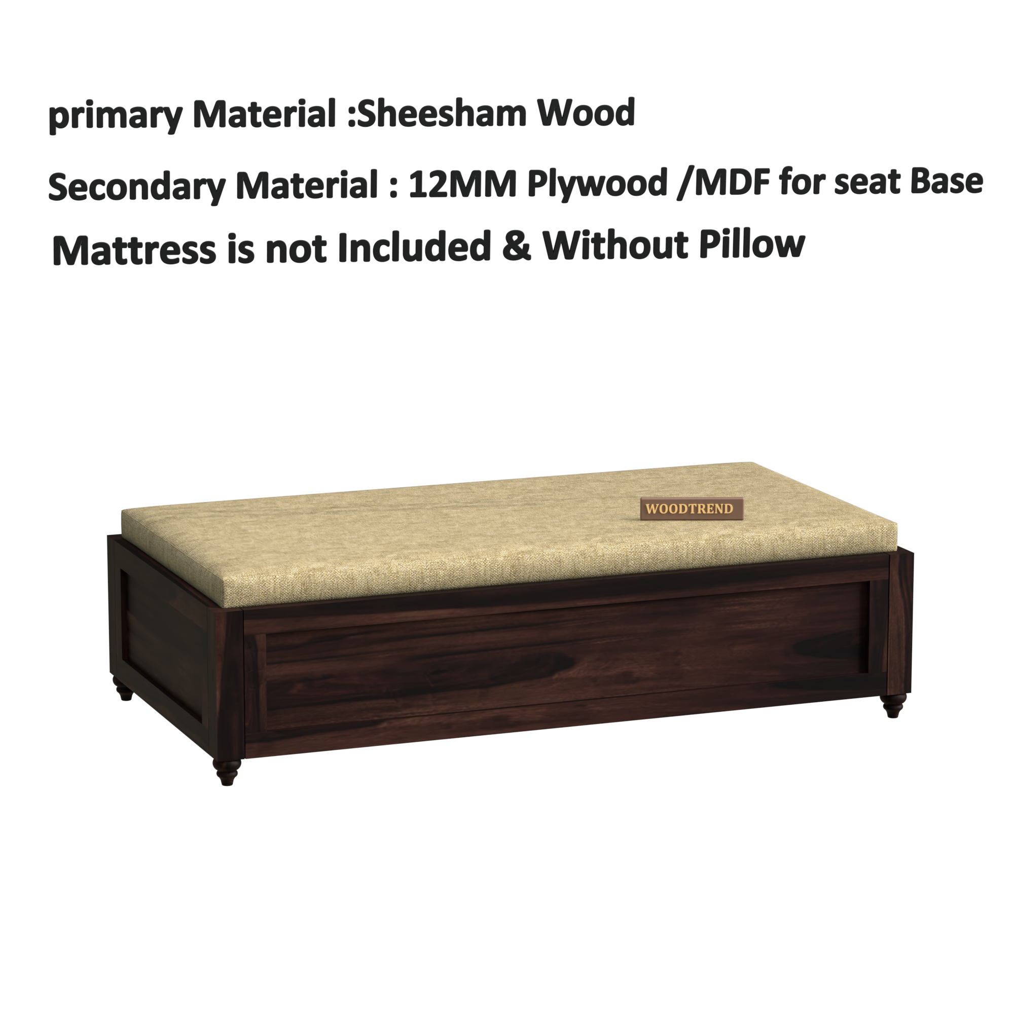 Single Diwan Bed With Storage