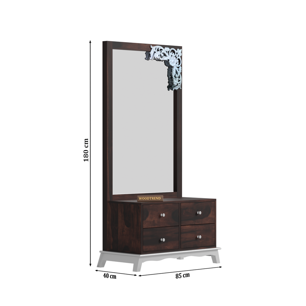 Woodtrend Sheesham Wood Dressing Table with four drawers