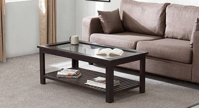 Woodtrend Rectangle Wooden Coffee Table for Living Room