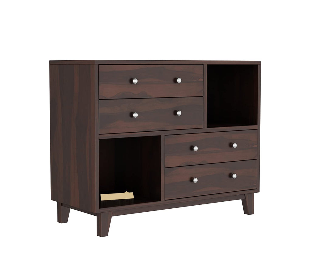 Woodtrend Chest of Drawers with 4 Drawer and Shelves