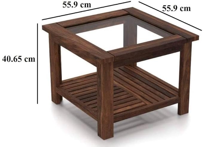 Woodtrend Sofa Set Center Table Glass Top
