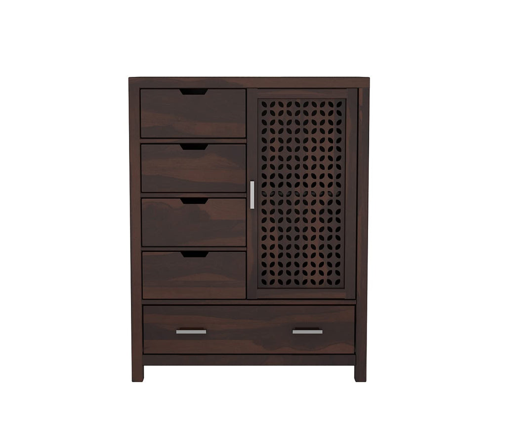 Woodtrend 5 Drawer Chest Honey Finish