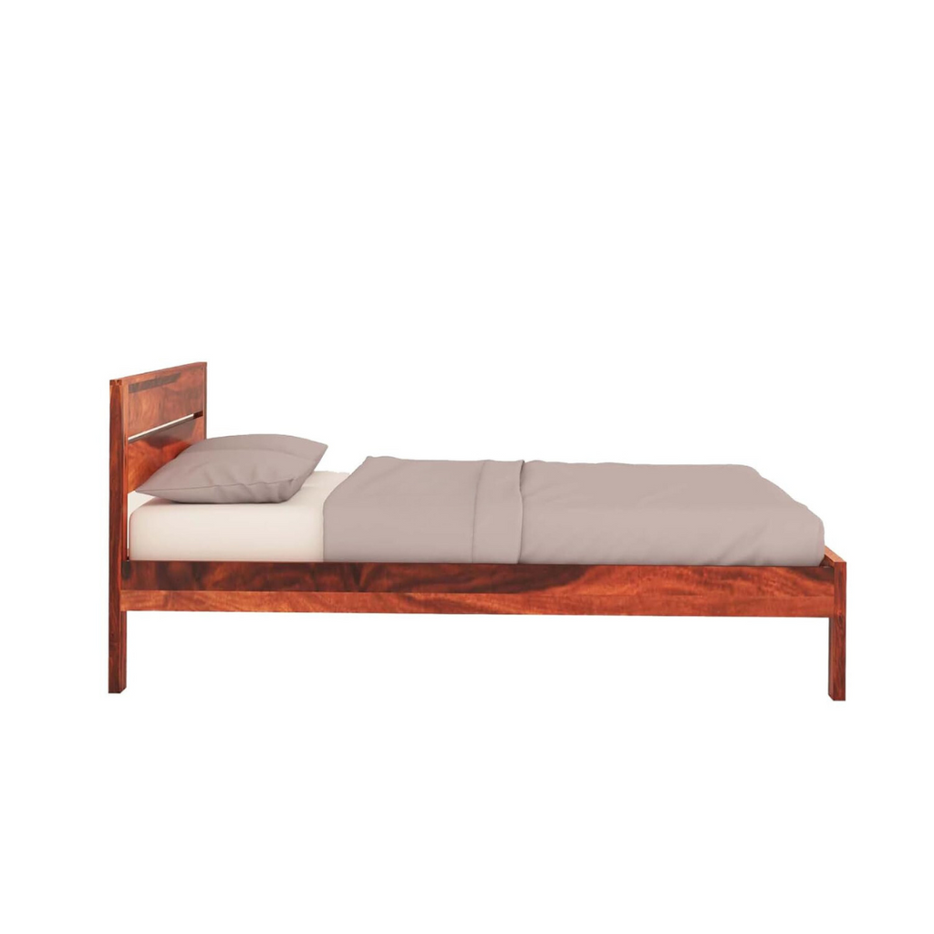 Woodtrend Sheesham Wood King Size Bed Without Storage