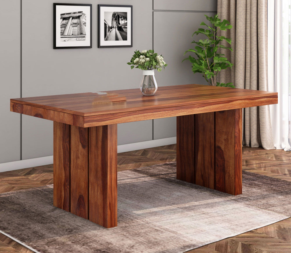 Woodtrend Sheesham Wood 6 Seater Dining Table