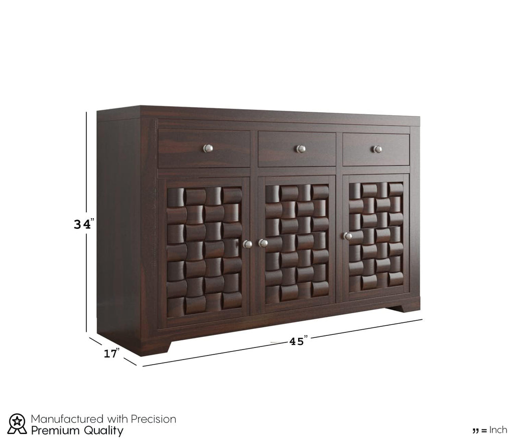 Sideboard Cabinet 3 Drawers for Home Living Room