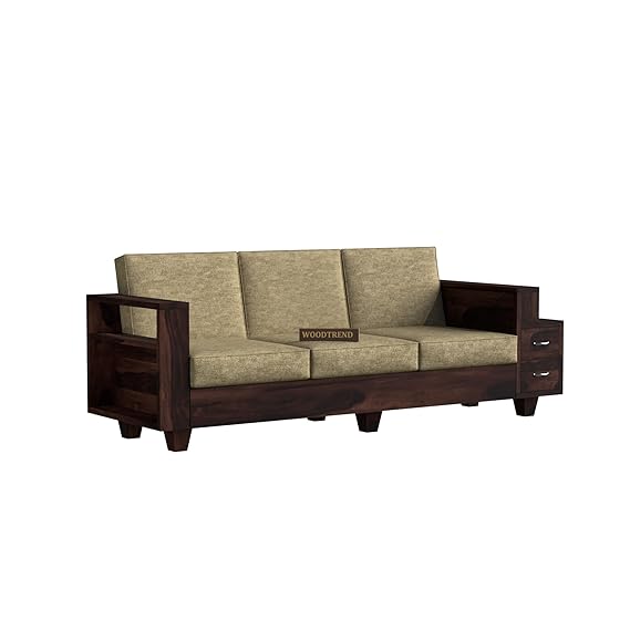 WOODTREND 3 Seater Sofas Set with 2 Drawer Storage