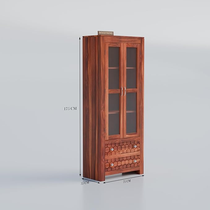 Woodtrend Kitchen Crockery Cabinet - 3 Years Warranty