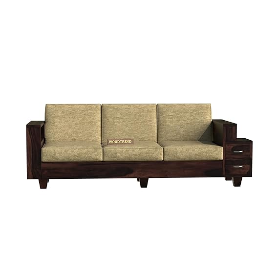 WOODTREND 3 Seater Sofas Set with 2 Drawer Storage