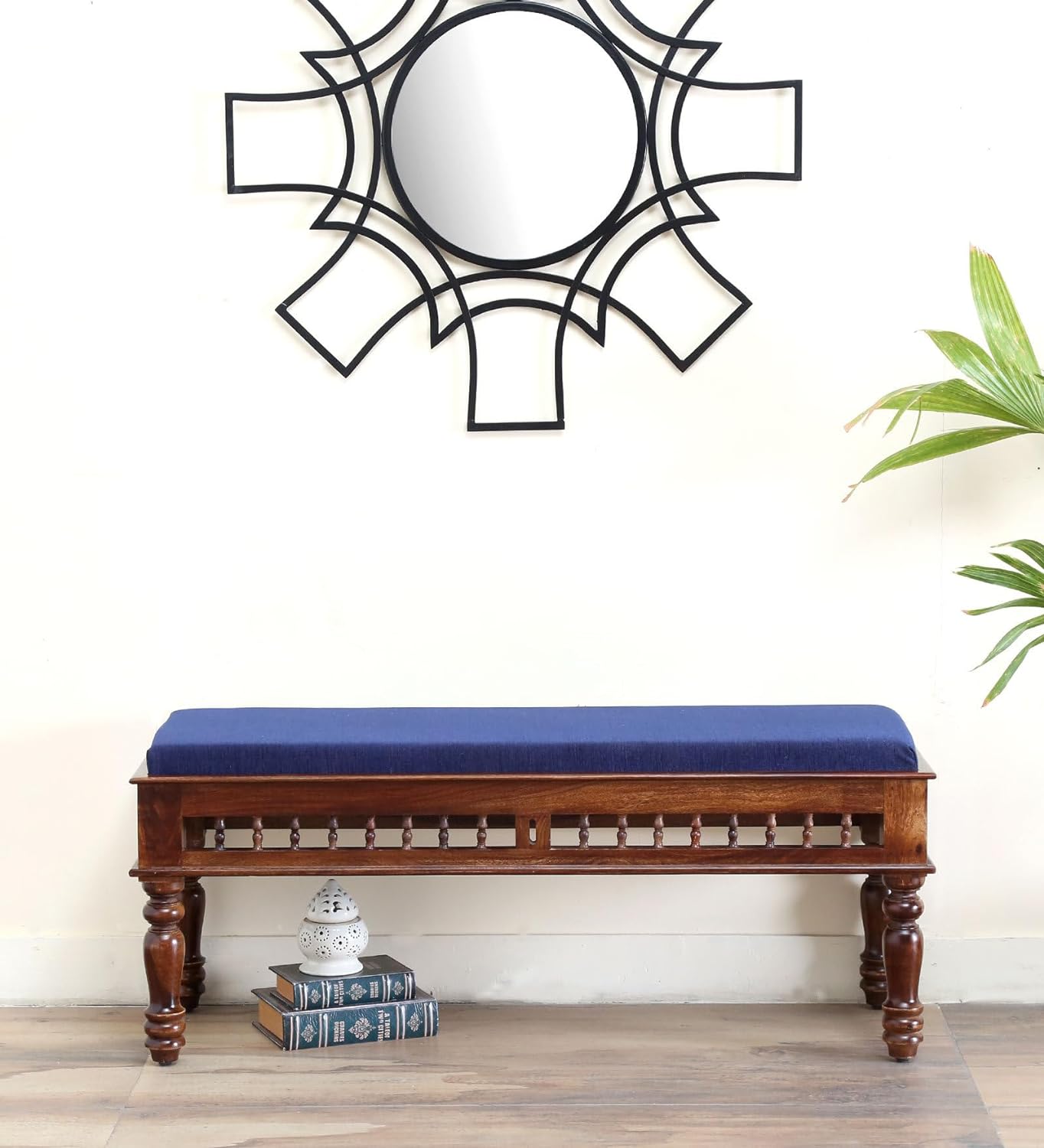 Woodtrend Sitting Bench for Home Furniture with Rustic Teak