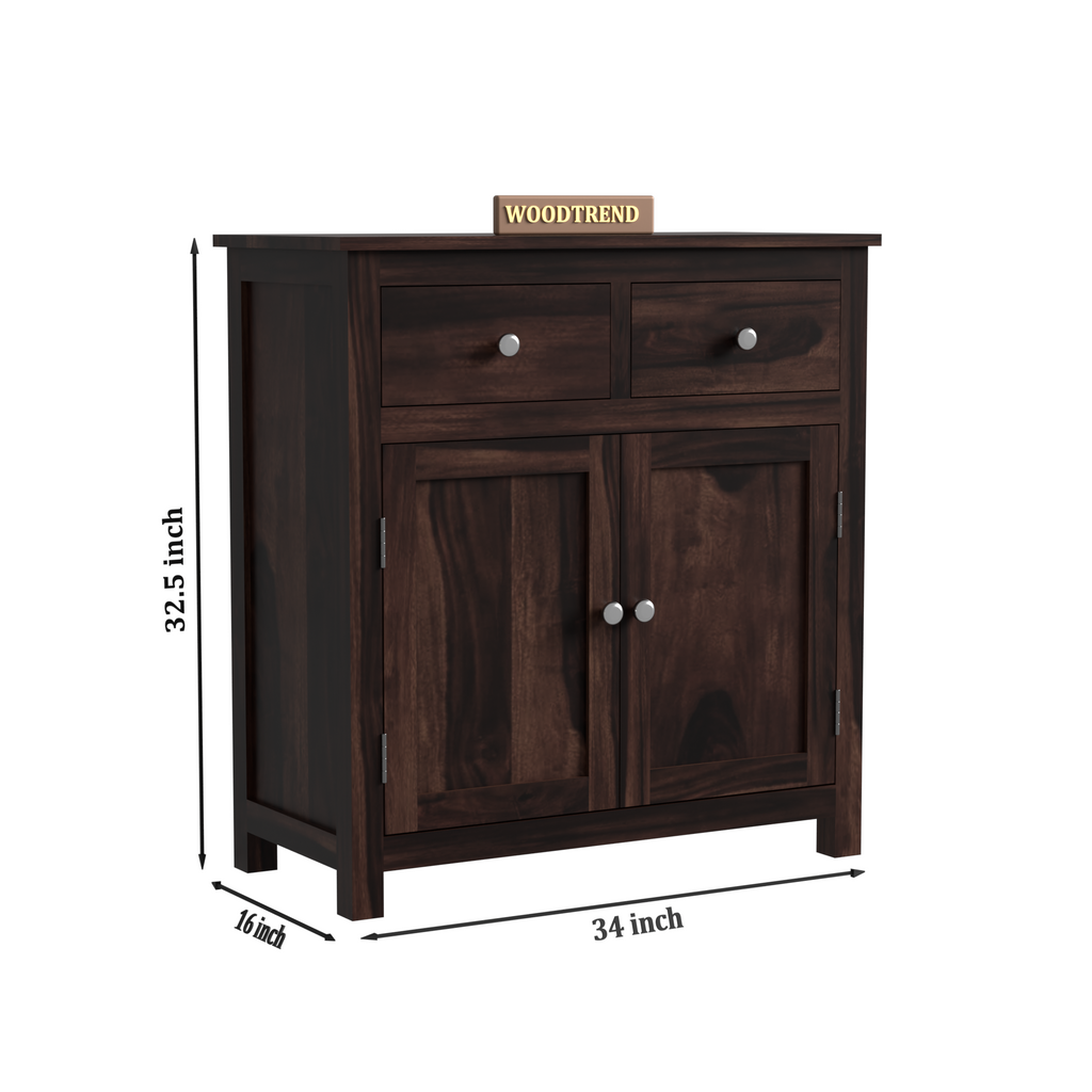 Woodtrend Chests of Drawers with Natural and Walnut Finish