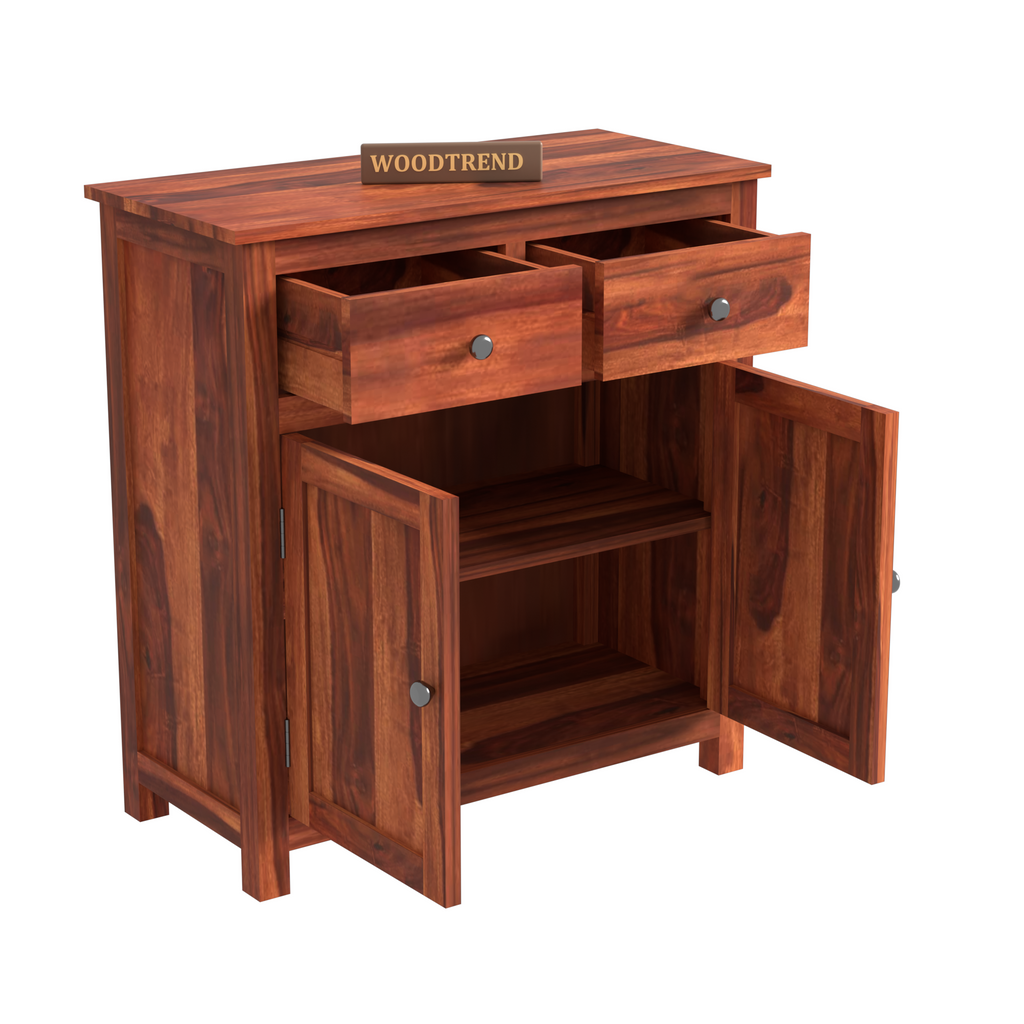 Woodtrend Chests of Drawers with Natural and Walnut Finish