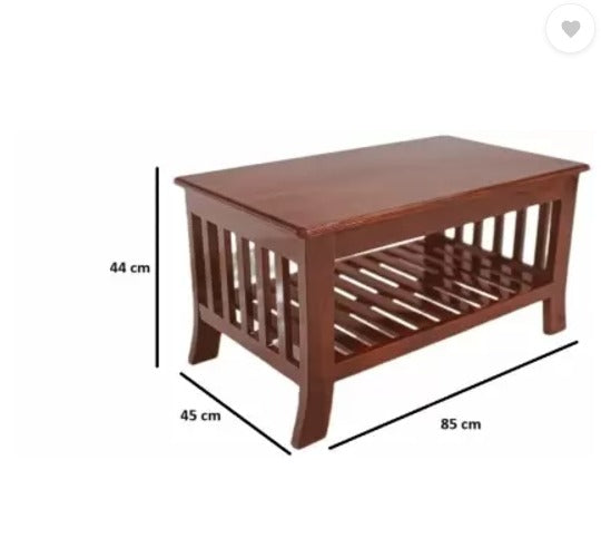 WOODTREND Sheesham Solid Wood Center Coffee Table for Living Room