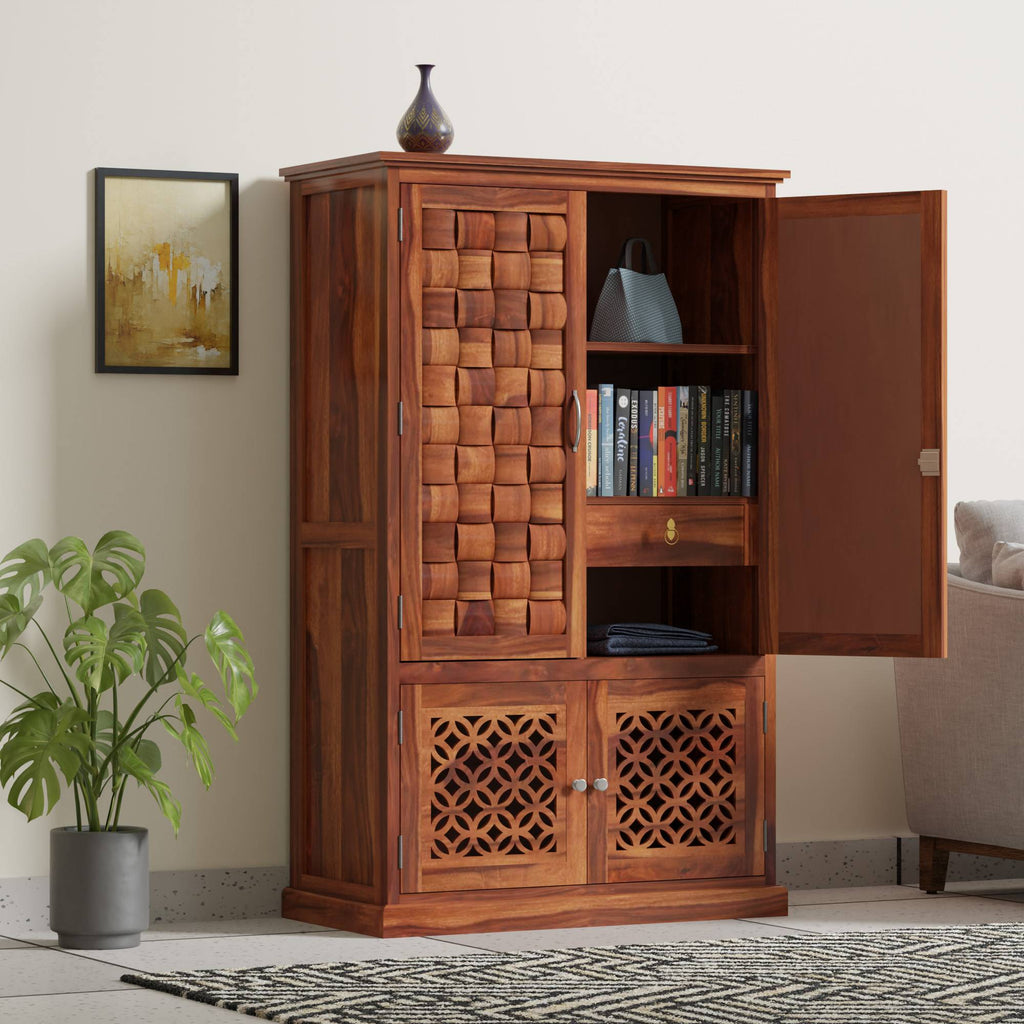 Woodtrend Solid Wood 4 Door Wardrobe