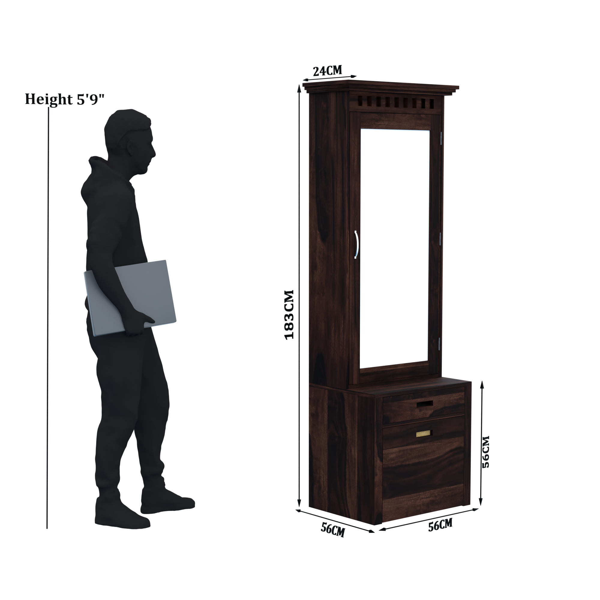 Woodtrend Dressing Table and Stool