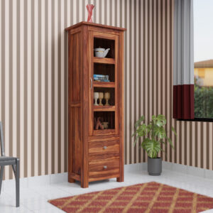 cabinet with bookshelf